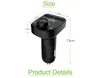 FM x8 Transmitter Aux Modulator Bluetooth Handsfree Car Kit Car Audio MP3 Player with 3.1A Quick Charge Dual USB Car Charger