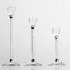 Wedding creative Party Candle Holders Personalized wedding centerpieces Glass Crystal candlestick Living Room Home Decoration 210722