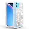 Vloeibare glitter DIAKSAND Shockproof Defender Telefoon Gevallen voor iPhone 13 Mini 12 PRO MAX 11 XR XS Achterklep
