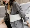 Evening Bags HBP Stone Pattern PU Leather Armpit Bag For Women Solid Color Chain Shoulder Handbags Female Travel Fashion Hand Bag