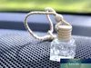 100 teile/los 10 ml Hängende Auto Parfüm Flaschen Auto Anhänger Zubehör Leere Glas Großhandel