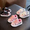 DIMI Cute Flower Baby Girls Shoes Comfortable Leather Kids Sneakers For Girl Toddler born Soft Bottom First Walker 211022