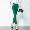 Slim Candy Color Pants Women Casual 95% Cotton Pencil Pants Plus Size 4XL Spring Stretch Skinny Straight Leg Trousers Mujer Q0801