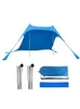 ビーチキャノピー釣りキャンプ用防水日焼け止めテントシェード布携帯用屋外Pergola Y0706