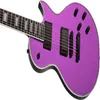 Custom version purple mirror broken electric guitar free shipping can be customized