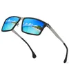 Okulary przeciwsłoneczne Kanffod 2021 Męskie Spolaryzowane Klasyczne Kwadratowe Męskie Kobiety Jazdy Okulary Wędkarskie UV400 Blue Zonnebril