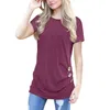 Koszulka karmienia ciążowego Koszulka karmienia piersią z długim rękawem Topy Ciężarowe Trójniki Bluza Kobiety Odzież do ciąży Odzież 20220304 H1