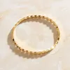 Sommar Regalo di Natale Colore oro Fidanzata Charms Bangle Semplice ed elegante Bracciale da sposa esagonale Gioielli 2020 Q0719