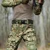 Elbow knäskydd Militär taktisk sportsäkerhetsutrustning paintballskyddsuppsättning