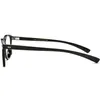 Fashion Sunglasses Frames 2021 White Diamond Horn Natural Black Optical Leg Spectacle Frame Full-frame Myopia Square Casual