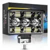 Barra luminosa da lavoro a LED da 5 pollici 156W 12000lM 12V 80V Luci da lavoro spot per camion fuoristrada Cannone laser a doppio colore Nebbia