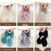 Lenços Pérola Gola De Pele Bib Bonito Rex Pelúcia Estilo Coreano Scarfs Mulheres Inverno Quente Cachecol Pescoço Proteção Moda Designer2430411