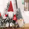 DHL Kerstmis Handgemaakte Zweedse Gnome Scandinavische Tomte Santa Nisse Nordic Pluche Elf Toy Tafel Ornament Xmas Tree Decorations DAW280