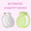 NXYCockrings 2021 3D PRINTED CHASTITY DEVICE MICRO Cock Cage UFO Penis Trainer Lock Sleeve BDSM Chastity Belt Sex Toys 1124