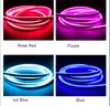 2835 120led / m 5m Flex LED SIGN SIGNER LEIL SILICONE BROPE ROPE DC12V IP65 DÉCORISATION AVERTISSE