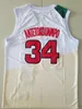 Alta Qualidade Mens Retro Giannis Ray Allen 34 Antetokounmpo Camisa Curta 1 Robertson 100% Ed Basquete Jersey Shorts