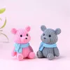 DHL Plush toys party homes decoration accessories cute plastic teddy bear miniature fairy easter animal garden figurines home deco5352491