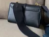 RealFine888 Torby 5A 23cm Nastolatki Soft 16 w gładkich torebkach na ramię Calfskin dla kobiet z torbą na kurz
