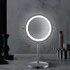 Speglar Högkvalitativ dubbelsidig 10x Förstoring LED-lampor 7 inches Stand Beauty Cosmetic Makeup Justera ljusstyrkan 3 färger