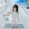 Baby Girl Party Sukienki Hiszpania Styl Fluffy Tulle Princess Na Wedding Show Ubrania E5631 210610