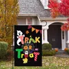 30 * 45 cm Halloween Flagi Garden Dynia Ducha Party Home Decor Outdoor Poliester Dwustronna flaga wiszące Wielkanocne Dzień Niepodległości Dziękczynienia można dostosować