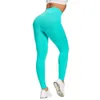 13 färg sömlösa sträcka casual sportbyxor persika buttom bodycon leggings höga midja yoga byxor träning cyklingwear 210604
