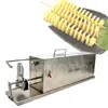 Máquina de Batata Frita Espiral Elétrica Tornado Aço Inoxidável Cortador de Batatas Automático