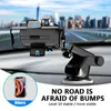 Sucker Car Phone Holder Uchwyt na telefon komórkowy Stojak w samochodzie Brak magnetycznego GPS Montain Support dla iPhone 12 11 Pro Xiaomi Huawei