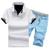 Men's Tracksuits 2021 Summer Casual PoloSports Suit Short-Sleeved T-Shirt + Shorts Quick-drying And Breathable 2-Piece Direct Sales