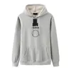 Autumn Winter Men's Hoodies Fashion Street Hip Hop Hoody Black White All Cotton Men Loose Pullover Manliga kvinnliga par Sweatshirt Casual Hoodie Topps Euro Storlek XXL