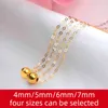 Nimf Echte 18K Gold Kleiderbügel Kette Massive Gold Krallen Reine AU750 Kette für Frauen Edlen Schmuck Hochzeit Geschenk D508