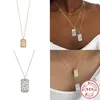 KOJ 925 Plata Chaîne Tour de Cou avec Étoile Lune Soleil Coeur Plaque 925 Collier En Argent Sterling Avec Pendentifs Cou Femmes 2021 Tendance Cadeau