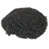 Curly 360 ondulado 100% natural cabelo tpeee para blackmen afro-americano peruca 10mm renda base durável homens replacemet