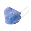 Adult mask starry sky pattern sweet heart anti-dust non-woven breathable masks women men disposable facemasks designer