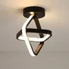 Luzes de teto moderno LED lâmpada de lâmpada decorativa de alumínio lâmpada de jantar sala de estar quarto lustre lamparas de techo