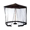 Ombrelle parapluie Table écran auvent extérieur Patio Anti moustique antiparasitaire couverture avec fermeture éclair Tube d'eau réglable maille auvent rideau