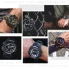 Smael Camouflage Watch Watch Men Waterproof Dual Time Display Męs