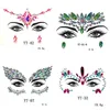 Face Tattoo Stickers Jewels Diamond Party Facial Makeup Eyeliner Eyeshadow Eye Make up Crystal Rhinestones Temporary Tattoos Eyes Sticker