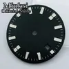 31.5mm Black Blue Sterile Dial Luminoso Mark Fit ETA 2836 2824 Mingzhu DG 2813 3804 Miyota 8205 8215 821a movimento