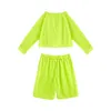 2Pcs Women Summer Casual Suit Straps Self Tie Cropped T-shirt Top and Shorts Set Running Gym Yoga Leisure Wear Fashion Tracksuit X0629