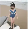 Acquista Costume Da Bagno Intero Bambini 2021 Cute Princess Designer Abbigliamento Baby Bikini