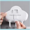 Ganci Rails Housekeeping Organization Gardencloud Shape Soap Box Punch- Key Home Storage Piatti Porta cucina Vassoio Aessories Bagno Gadg