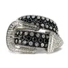 Western Strass Riem Cowgirl Cowboy Bling Bling Kristal Bezaaid Lederen Riem Afneembare Gesp Voor Mannen Vrouwen6977488