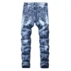 Jeans da uomo 2021 Primavera Uomo Pantaloni lunghi casual in denim dritto Pantaloni Pantalon Jeans blu classici