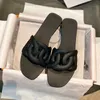 Zapatillas de PVC de lujo de alta calidad Diapositivas Mujeres Verano al aire libre 2022 Zapatos de diseñador de fondo plano Ins Moda Sandalias de todo fósforo con caja fbdbfdsaw