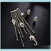 Jewelryasymmetric Fish Seahorse Long Tassel Earrings Marine S Eor Jewelry Seaside Hooop Hie Drop Delivery 2021 Q5GM8