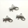 Lot 100 Stück Gürteltiertiere Legierung Tibetsilber Anhänger Charms für Schmuckherstellung Armband Halskette Ohrringe DIY 19*14mm