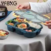 Портативный обеденный ящик для детей пластиковые еда контейнер для хранения пищевых продуктов Микроволновая печь Bento коробка с суповым шаром кемпинг для пикника кухня для пикника 211108