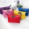 Women Travel Cosmetic Bag Mini Girl Makeup Bag Organizer Nylon Nylon Red Large Strice Zipper Bacter Case243G