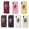 Per iphone 12 pro max Xr Cover moda Pelle di serpente Custodia rigida per telefono 3D Lion Head Stand Fundas per iphone XS 6 6s 7 8plus